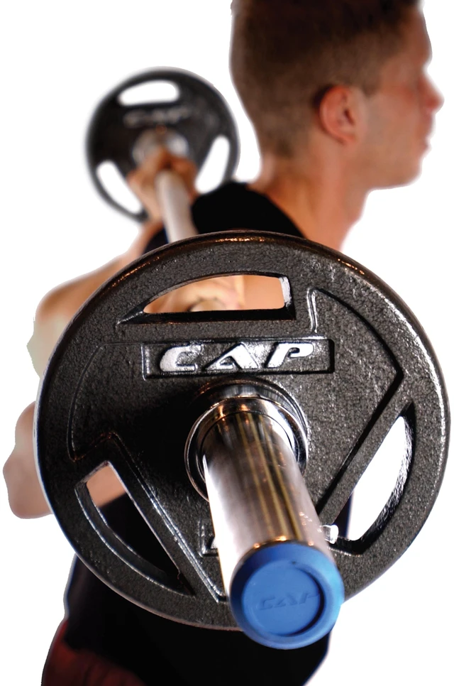 Alt view image 2 of 4 - CAP Barbell 2.5lb 2inch Olympic Grip Weight Plate, Grey