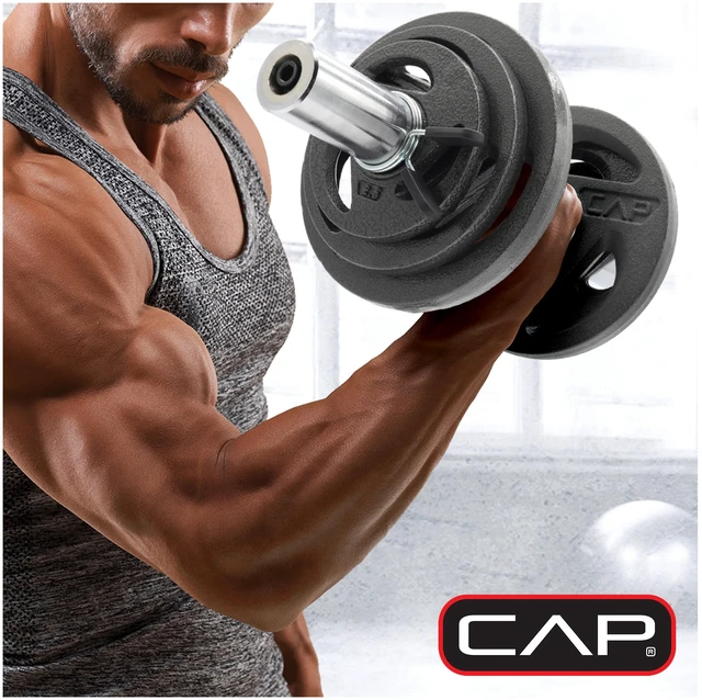 Alt view image 6 of 7 - CAP Barbell 2" Olympic Grip Plate, 2.5lb Pair