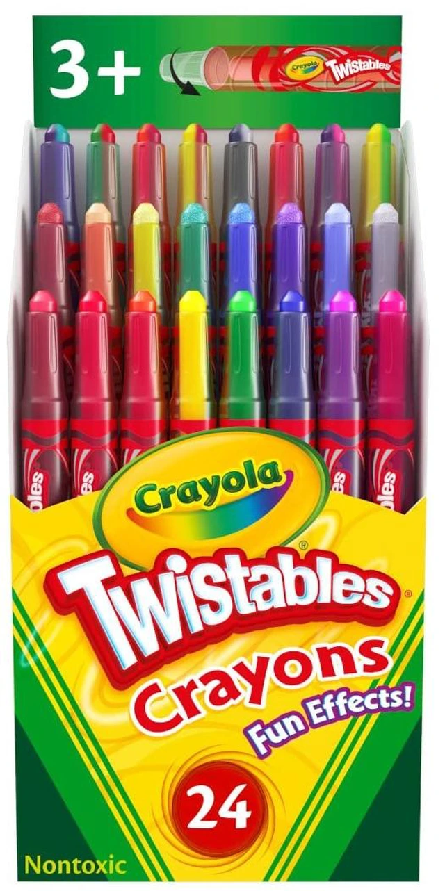 Main image of Crayola Twistables Crayons (24ct) for Kids, Ages 3-5, Boys & Girls