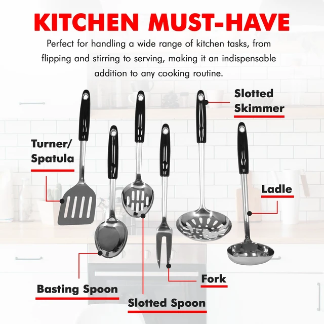 Alt view image 7 of 7 - Chef Craft 13.5-Inch Stainless Steel Heavy Duty Turner/Spatula