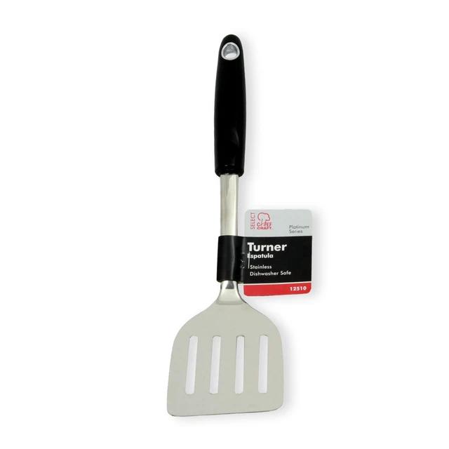Alt view image 3 of 7 - Chef Craft 13.5-Inch Stainless Steel Heavy Duty Turner/Spatula