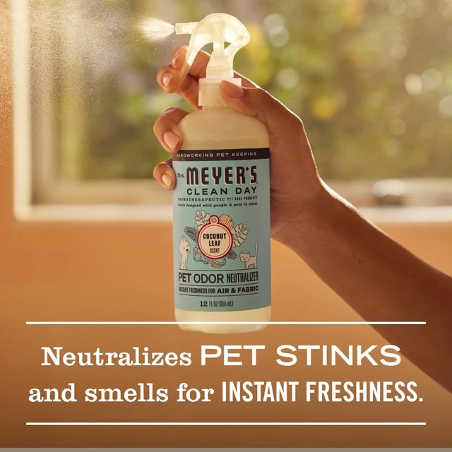 Alt view image 4 of 6 - Mrs. Meyer's Clean Day Pet Odor Neutralizer, Coconut Leaf Scent, 12oz