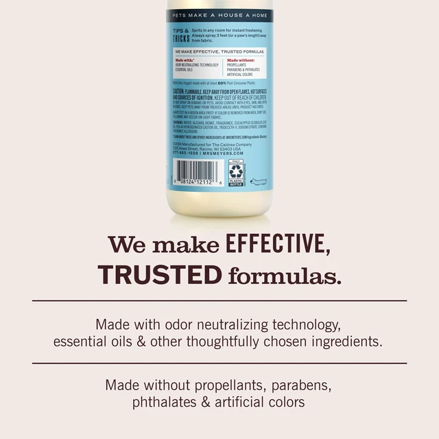 Alt view image 2 of 6 - Mrs. Meyer's Clean Day Pet Odor Neutralizer, Coconut Leaf Scent, 12oz
