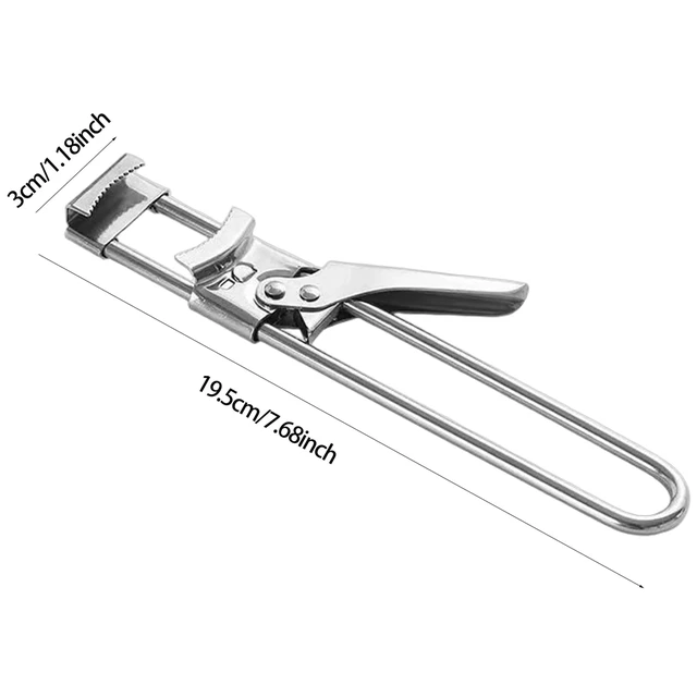 Alt view image 5 of 6 - Stainless Steel Adjustable Multifunctional Can Opener and Jar Opener for Weak Hands