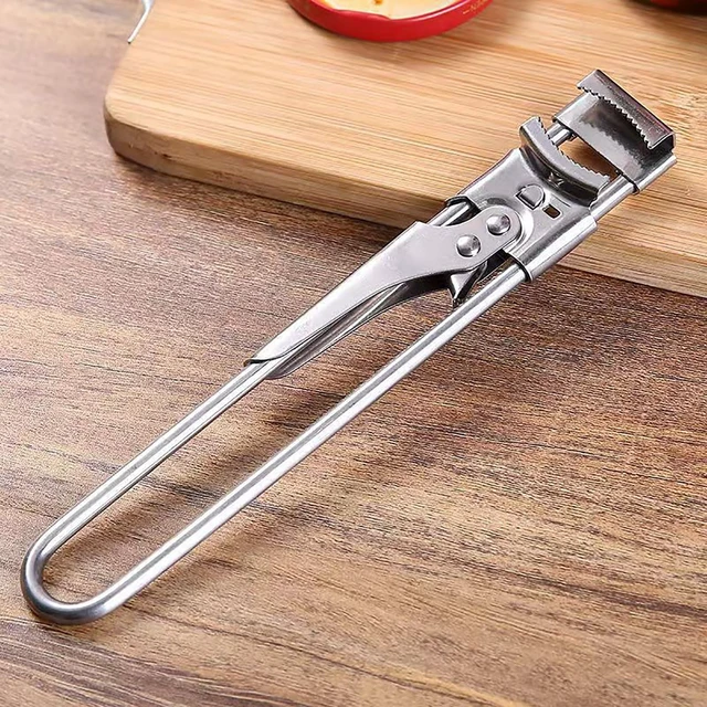 Alt view image 3 of 6 - Stainless Steel Adjustable Multifunctional Can Opener and Jar Opener for Weak Hands