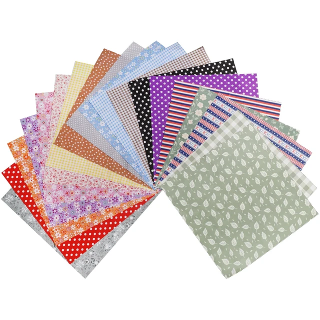 Alt view image 2 of 7 - 12x12 Inch Quilting Fabric Squares 2 Pieces Pink-01
