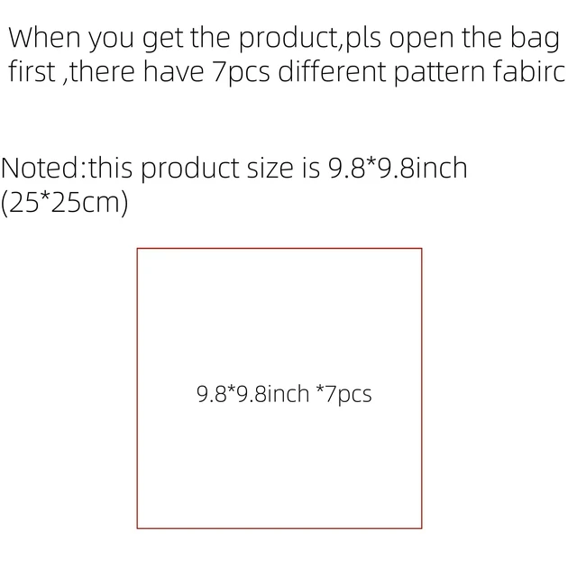 Alt view image 5 of 6 - Cotton Fabric Fat Quarter Bundles for Quilting Patchwork - Peony, 9.8"x9.8"