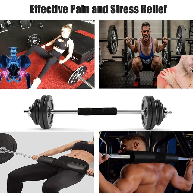 Alt view image 6 of 7 - Barbell Pad for Hip Thrust, Squats and Lunges - Foam Padding