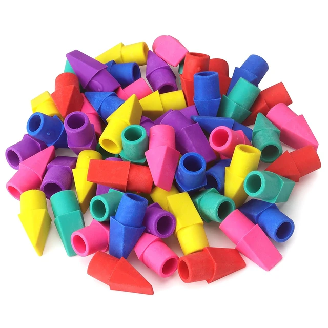 Alt view image 2 of 6 - Tamaki 60 Pack Pencil Top Erasers, 6 Colors