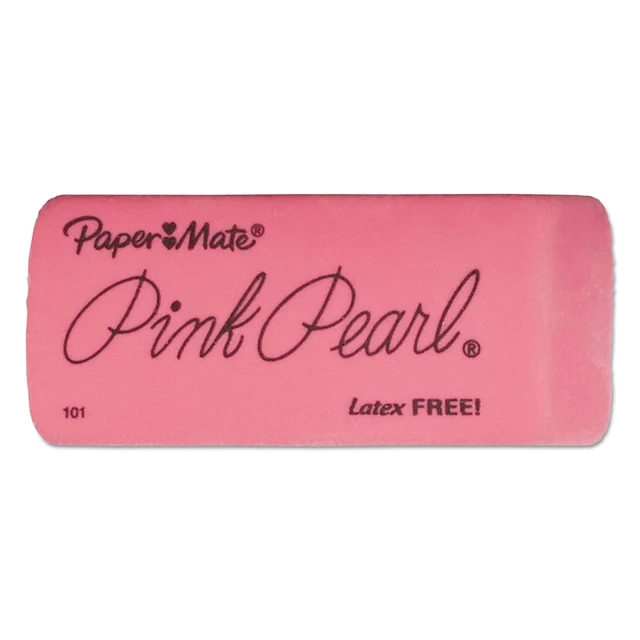 Alt view image 5 of 7 - Paper Mate Pink Pearl Erasers Large 3 Count