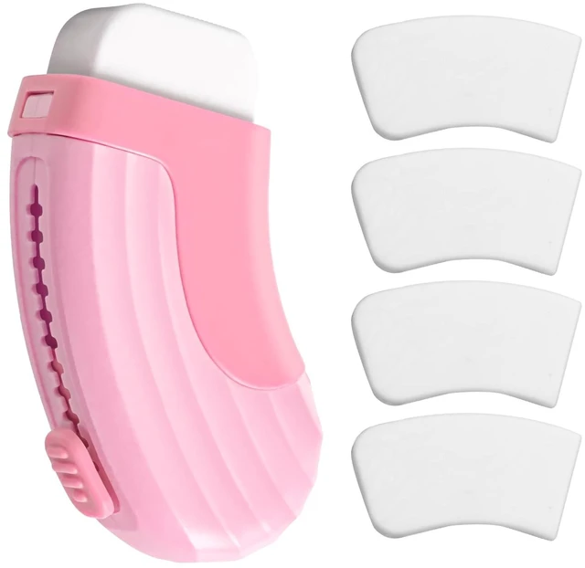 Main image of 4+1 Pack Sliding Retractable Rubber Erasers, Pink
