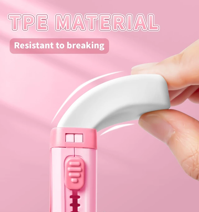 Alt view image 5 of 6 - 4+1 Pack Sliding Retractable Rubber Erasers, Pink