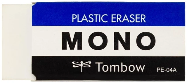 Alt view image 3 of 6 - Tombow 57324 MONO Eraser Medium White 3-Pack