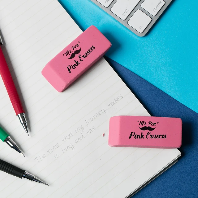 Alt view image 4 of 7 - Mr. Pen Pink Pencil Eraser, 12 Pack