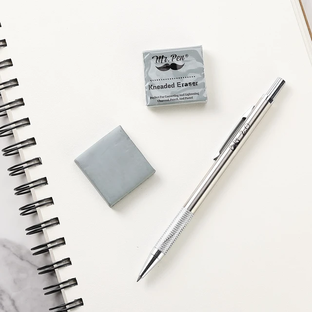 Alt view image 4 of 7 - Mr. Pen Kneaded Erasers, 6 Pack, 1.44" x 1.36", Gray