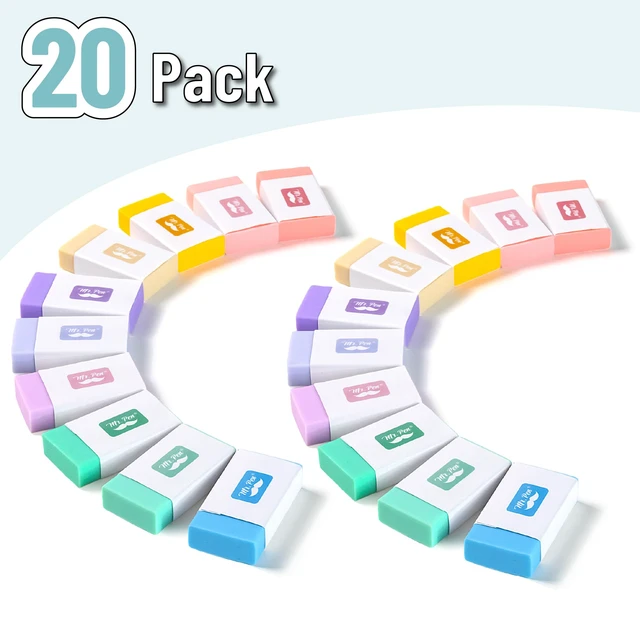 Alt view image 2 of 6 - Mr. Pen 20 Pack Large Block Erasers, No Smudge
