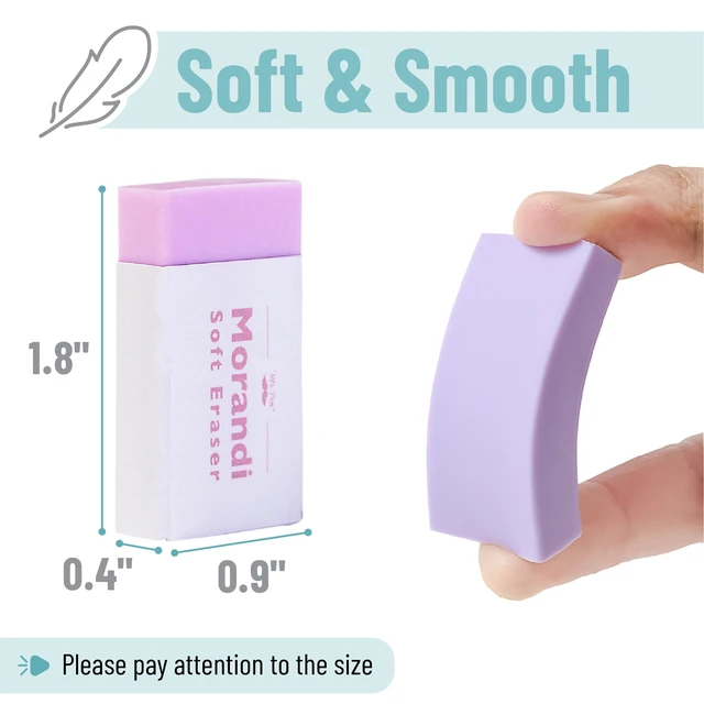 Alt view image 3 of 6 - Mr. Pen 20 Pack Large Block Erasers, No Smudge