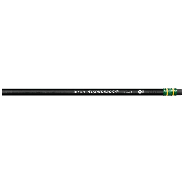 Alt view image 5 of 6 - Ticonderoga Wood-Cased Pencils, #2 HB Soft, Black, 12 Count