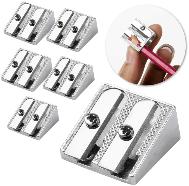Main image of Mr. Pen Handheld Metal Pencil Sharpener, 6 Pack
