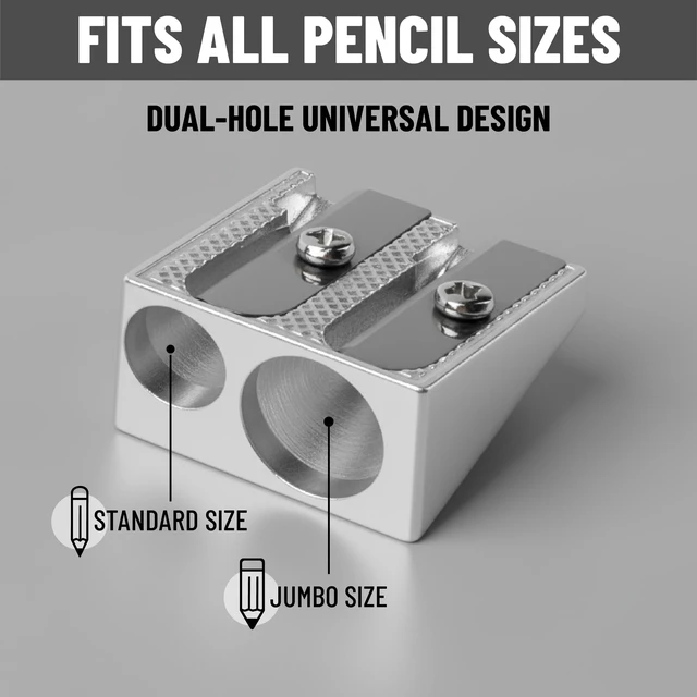 Alt view image 5 of 6 - Mr. Pen Handheld Metal Pencil Sharpener, 6 Pack
