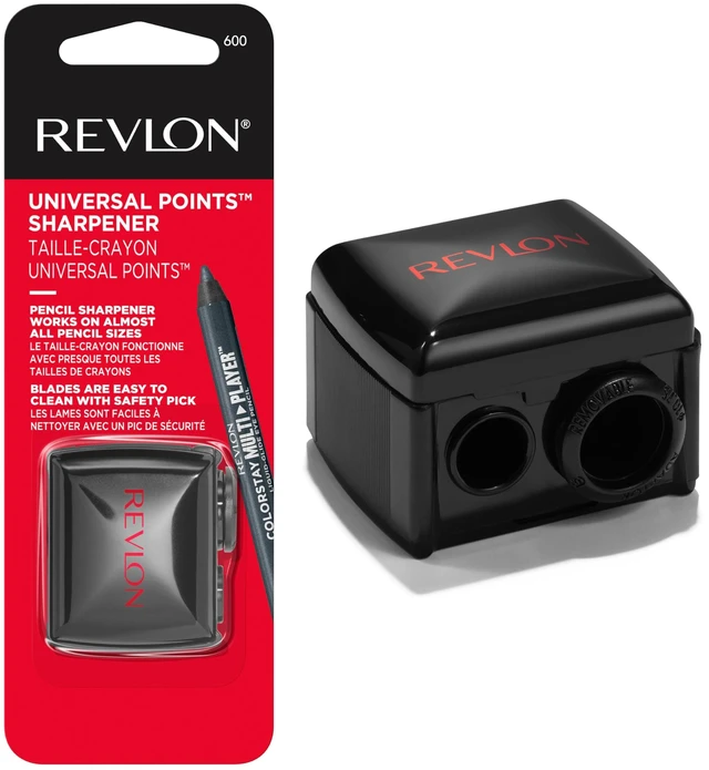 Main image of Revlon Universal Points Makeup Sharpener, Black, 1 Count