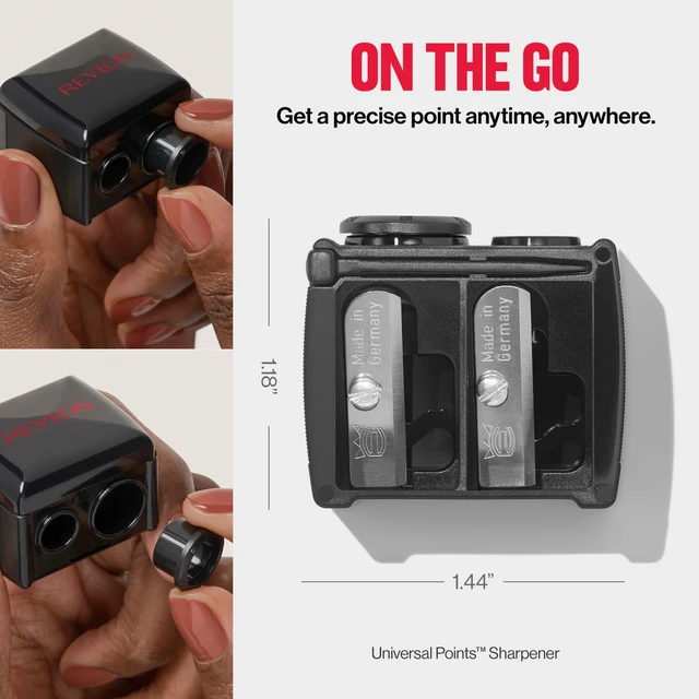 Alt view image 2 of 7 - Revlon Universal Points Makeup Sharpener, Black, 1 Count