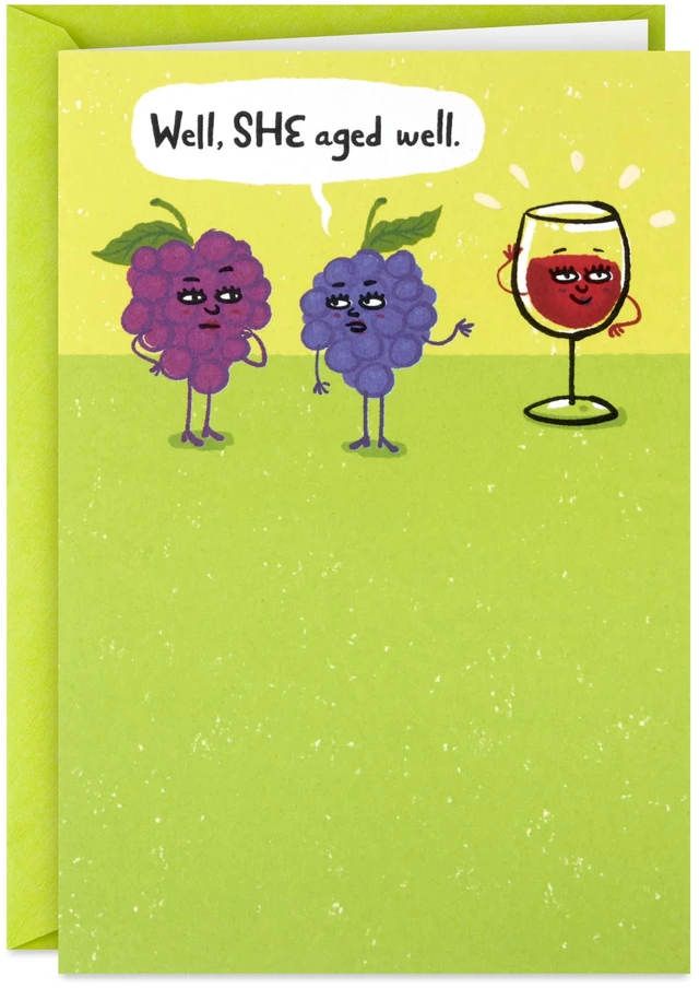 Main image of Hallmark Shoebox Funny Birthday Card for Her (Well, SHE Aged Well)
