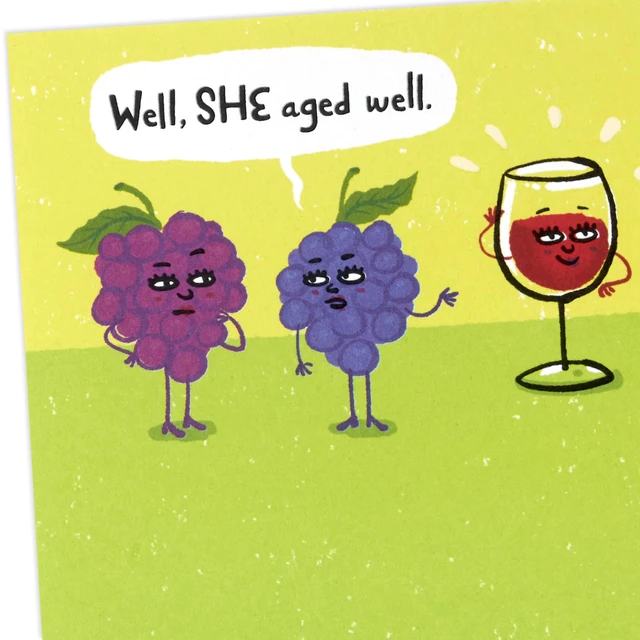 Alt view image 2 of 6 - Hallmark Shoebox Funny Birthday Card for Her (Well, SHE Aged Well)