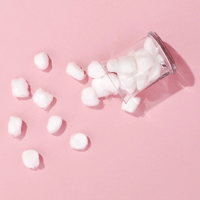 Alt view image 4 of 6 - Diane 100% Pure Cotton Balls, 100 Count, Hypoallergenic, Cruelty-Free, Free from Chlorine and Fragrance, Vegan, for Face, Makeup Removal, Nail Polish, First-Aid