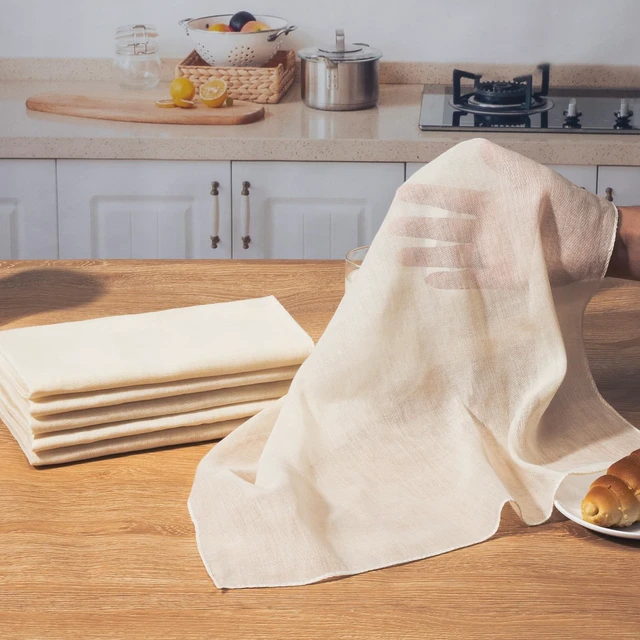 Alt view image 3 of 7 - Amrules 6 Pcs Cheese Cloths, 20x20 Inches, Grade 100, Unbleached Cotton