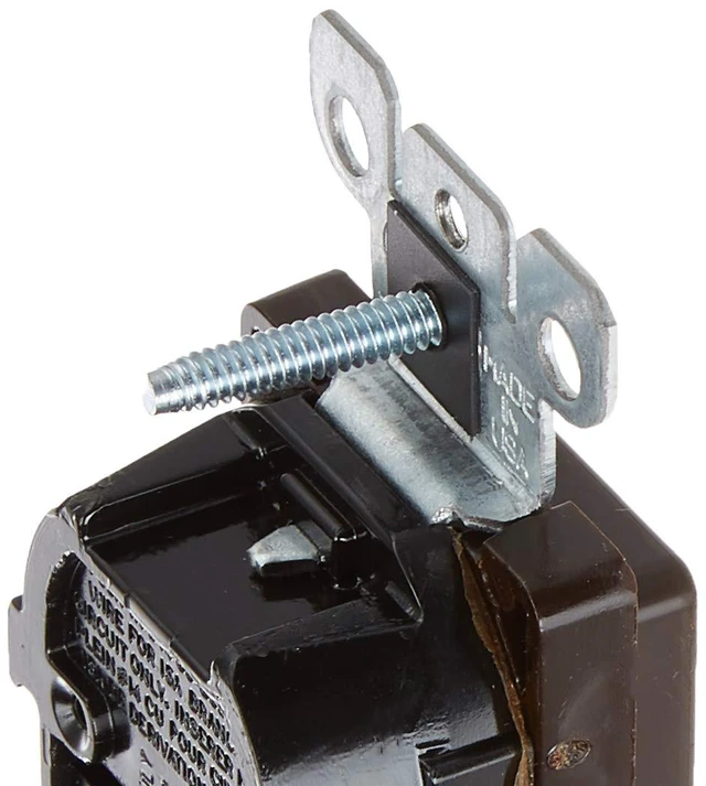 Alt view image 2 of 5 - Leviton T5325 15Amp Decora Tamper-Resistant Duplex Electrical Wall Outlet, Brown