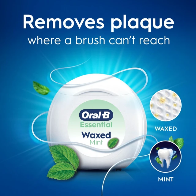 Alt view image 4 of 7 - EssentialFloss Mint Dental Floss Waxed Cavity Defense Value 2 Pack (50m Each)