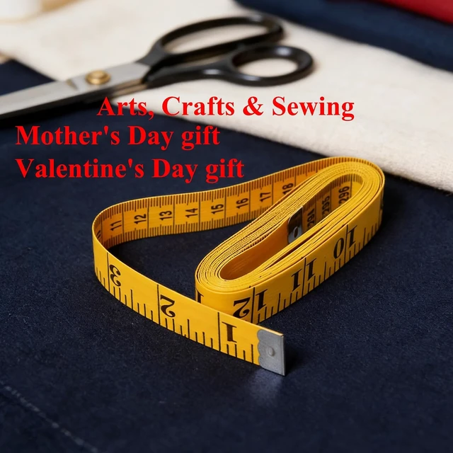 Alt view image 2 of 7 - 2pcs Soft Tape Measure Double Scale 60-inch Flexible with Centimeter Scale on Reverse Side for Sewing Tailor Craft
