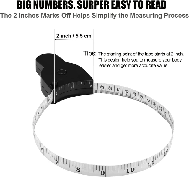 Alt view image 6 of 6 - 3 Pcs Tape Measure for Body Fabric Sewing, 60"/150cm