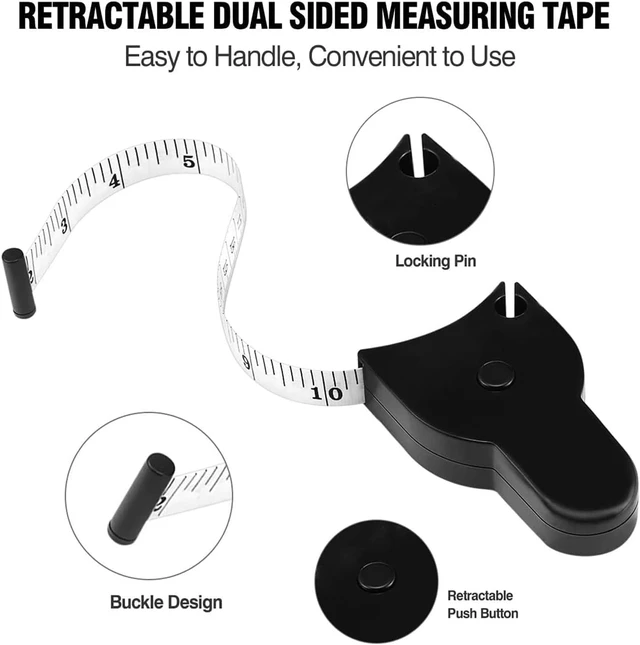 Alt view image 4 of 6 - 3 Pcs Tape Measure for Body Fabric Sewing, 60"/150cm