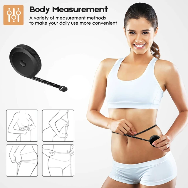 Alt view image 6 of 7 - iBayam 2 Pack Tape Measure 60"/150cm for Body Fabric Sewing