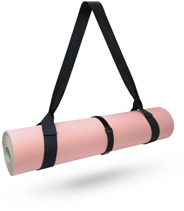 Main image of Yoga Mat Strap Carrier with Adjustable Hook-and-Loop for Most Mats