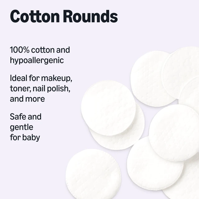 Alt view image 2 of 5 - Essentials 100% Cotton Rounds, 100 Count