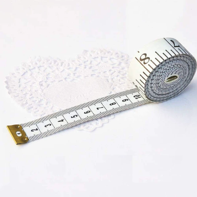 Alt view image 5 of 7 - GDMINLO Soft Tape Measure Double Scale 60-Inch Vinyl Flexible Tailor Craft Sewing Ruler with Centimetre Scale on Reverse Side, White