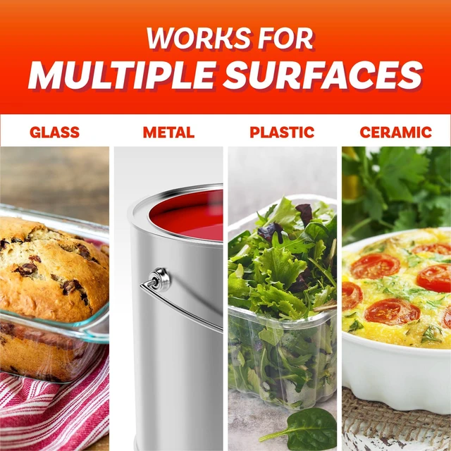 Alt view image 4 of 7 - Saran Premium Plastic Wrap, 100SqFt, Food Storage, Easy Dispense