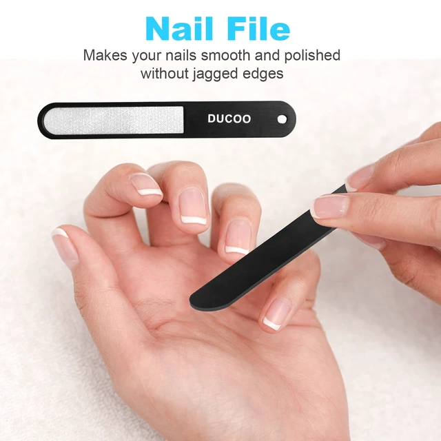 Alt view image 2 of 7 - 4-Piece Nail Clippers Set, Fingernail and Toenail Cutters for Men and Women, Black