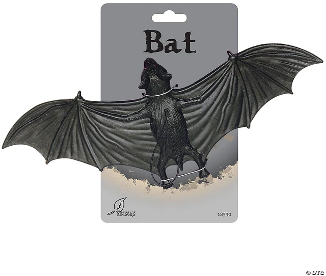 Main image of Hanging Black Bat Halloween Decoration