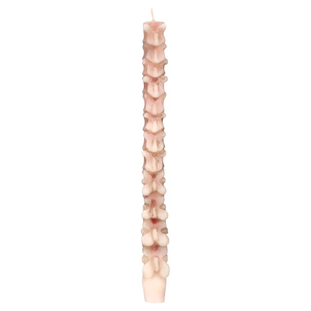 Alt view image 2 of 5 - Bleeding Spine Taper Candles, 2 Pieces, 10", Halloween, Way to Celebrate