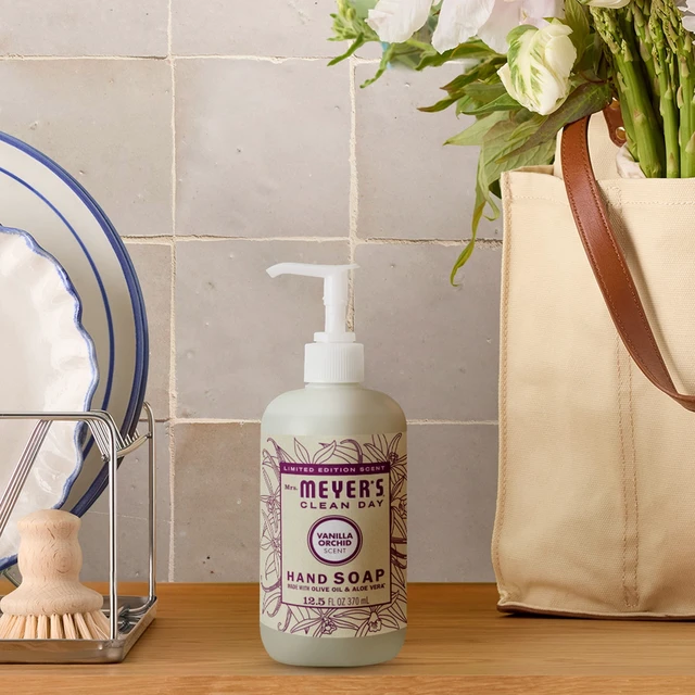Alt view image 3 of 7 - Mrs. Meyer's Clean Day Hand Soap, Vanilla Orchid Scent, 12.5 Fl Oz