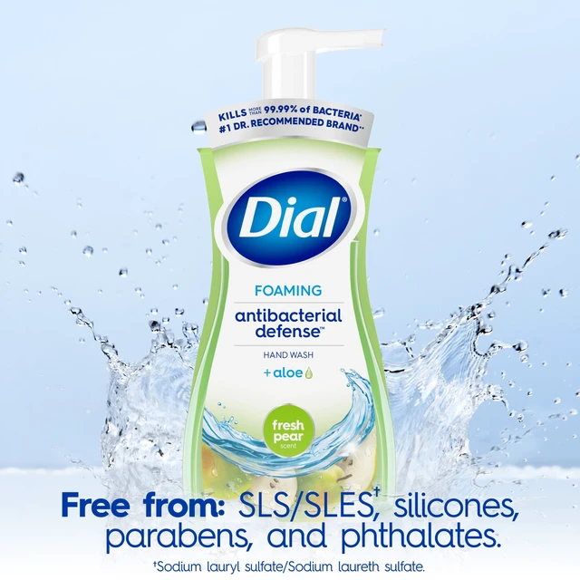 Alt view image 6 of 6 - Dial Antibacterial Defense Fresh Pear Scent Foaming Hand Soap, 7.5fl oz (2 Pack)
