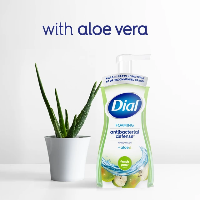 Alt view image 2 of 6 - Dial Antibacterial Defense Fresh Pear Scent Foaming Hand Soap, 7.5fl oz (2 Pack)