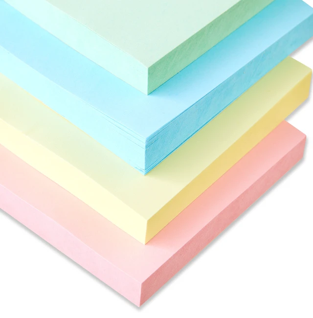 Alt view image 3 of 5 - Pen+Gear Assorted Pastel Sticky Notes, 3"x3", 400 Sheets, 4 Pads