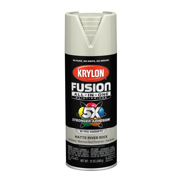 Alt view image 3 of 6 - Krylon Fusion All-In-One Matte River Rock 12oz