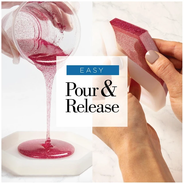 Alt view image 3 of 5 - Mod Podge Resin Silicone Coaster Mold Set of 3