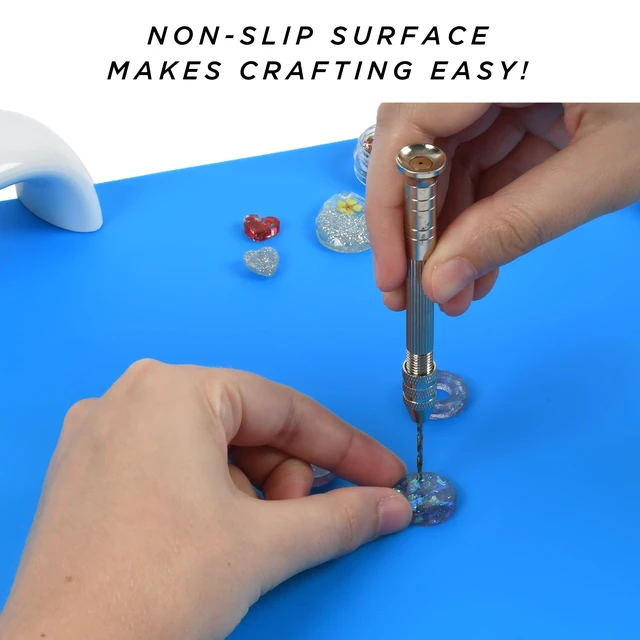 Alt view image 6 of 6 - Blue Moon Beads XL Silicone Mat Set of 2 for Resin Jewelry, Arts and Crafts